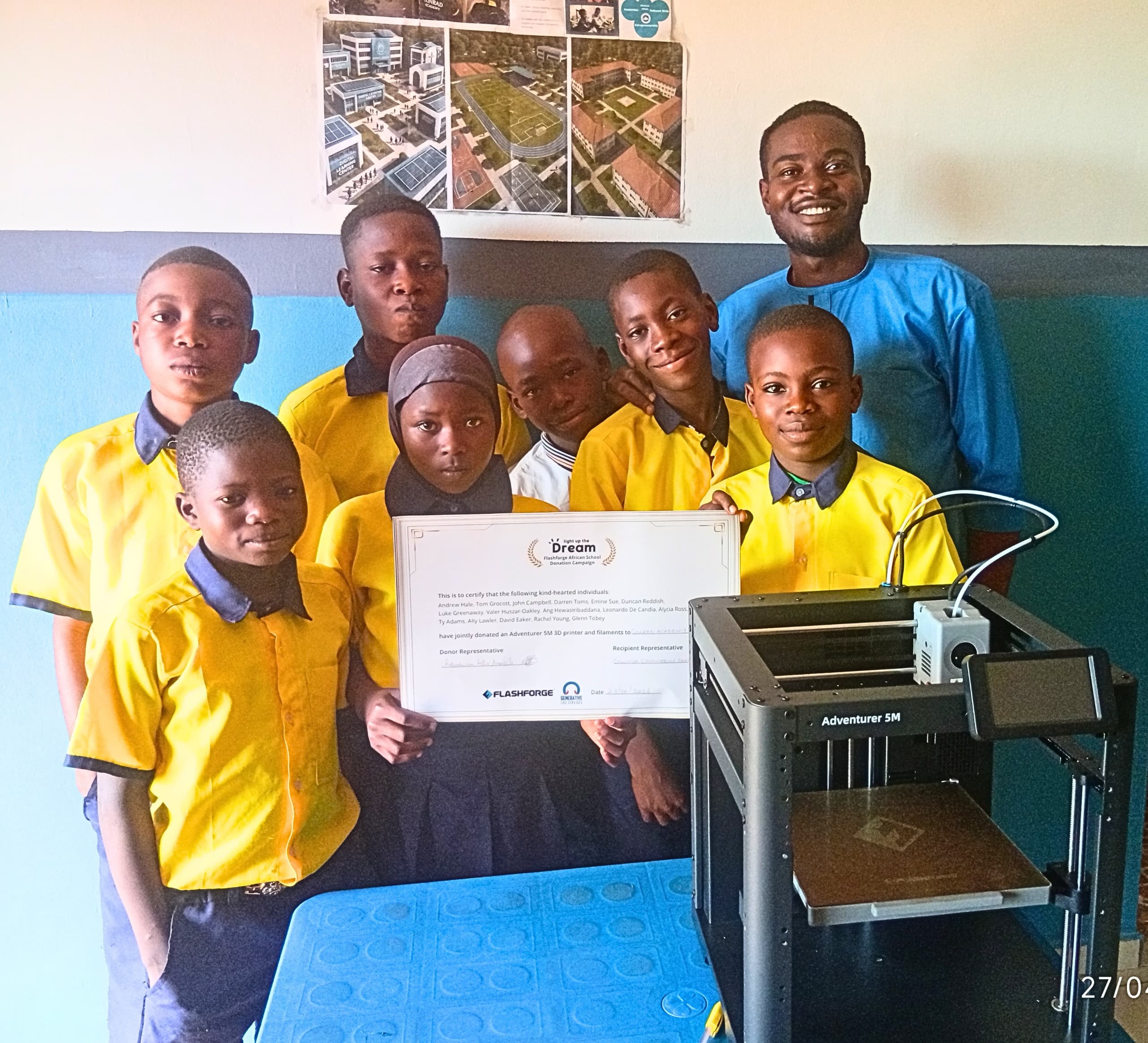 Partnering with Conrad Academy for 3D Printing Education