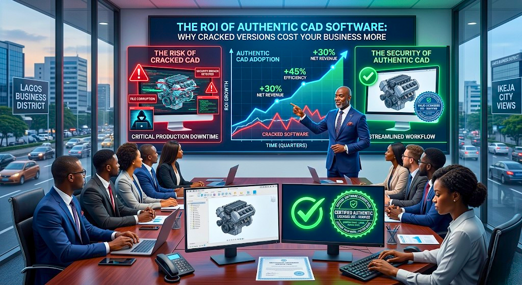 The ROI of Authentic CAD Software: Why "Cracked" Versions Cost Your Business More