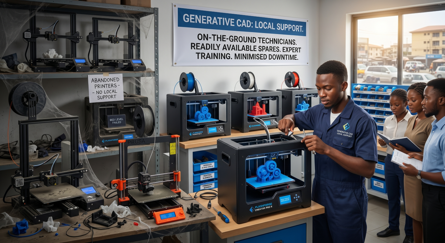 The Graveyard of Good Intentions: Why Local Support is the Most Important 3D Printer Feature in Nigeria