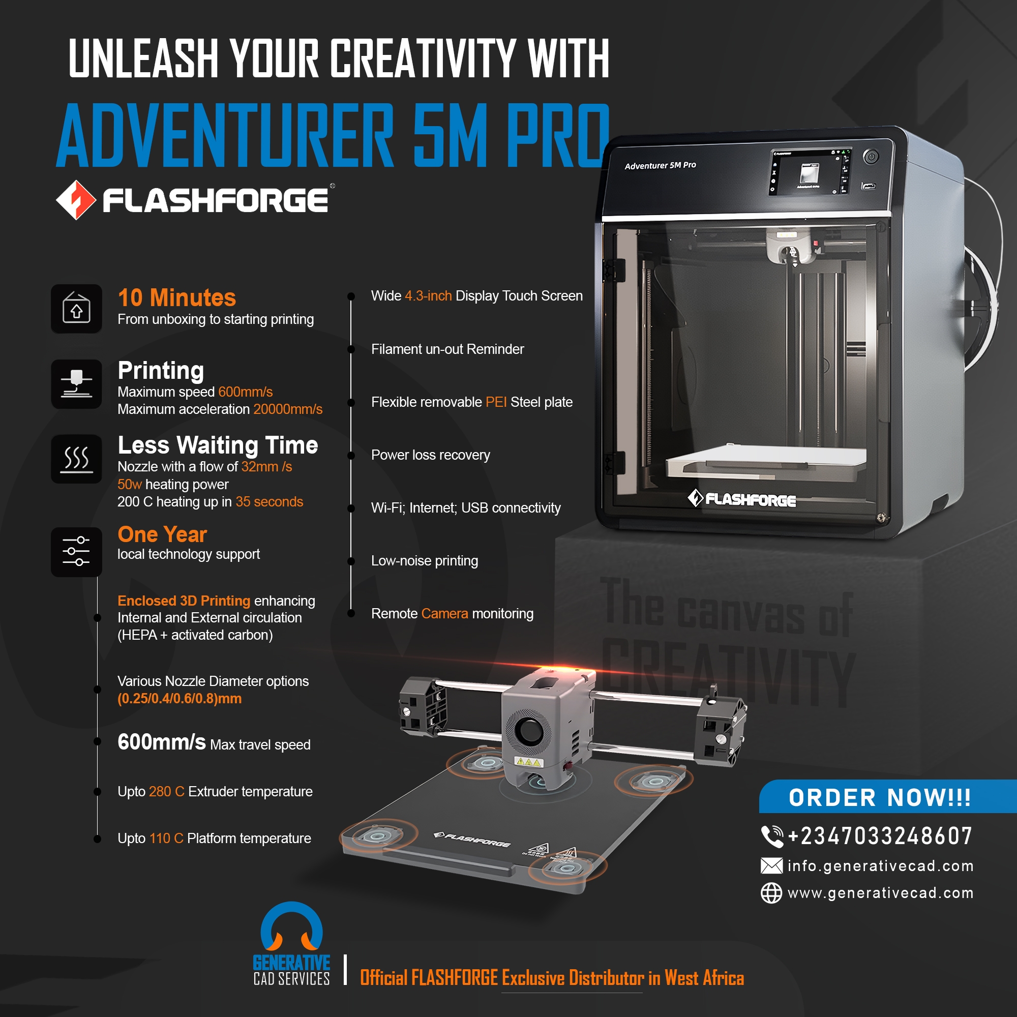 Flashforge Adventurer 5M Pro